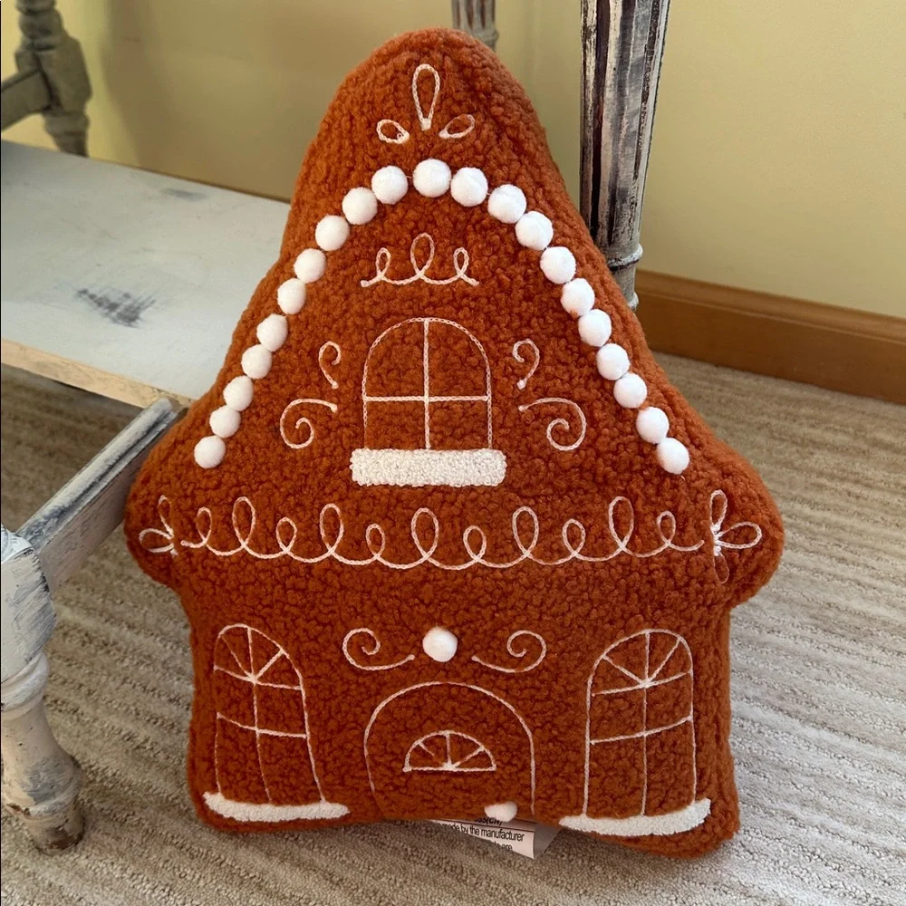 Christmas Gingerbread House Throw Pillow from Wondershop™ Holiday Decorative